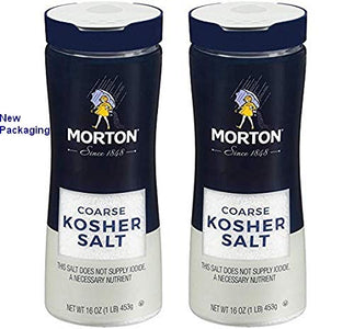 Morton Coarse Kosher Salt 16 oz. (Тwо Расk)