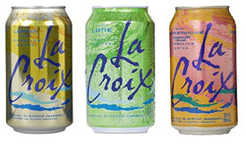 La Croix Sparkling Water Citrus Bundle: 12/ 12 Oz Cans: 4 Cans Each of Grapefruit, Lemon, and Lime