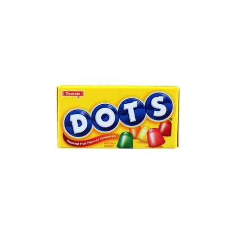 Image of Dots Assorted Fruit Flavored Gumdrops - 6.5 oz. Theater Box (Pack of 4)