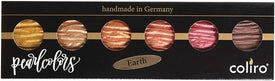 Coliro Artist Mica Pearl Watercolor Paint, M700 Earth (6 Color Set) by Finetec GmbH