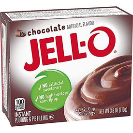 Jell-O Chocolate Instant Pudding & Pie Filling (4-Pack)