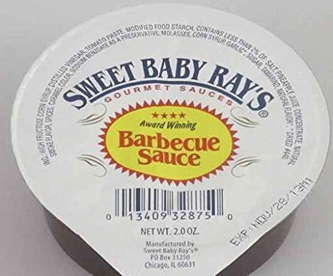 Image of Sweet Baby Rays Original Barbecue Sauce, 2 ounce Individual BBQ Sauce Cups, Pack of 36