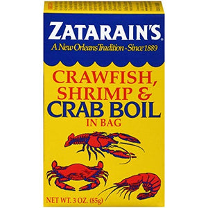 Zatarain's Crab Boil Seasoning;Dry Crab Boil;New Orleans’s Tradition Since 1889;3 oz