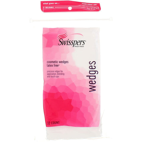 Image of Swisspers Cosmetics Wedges 32 Count (Latex-Free) (2 Pack)