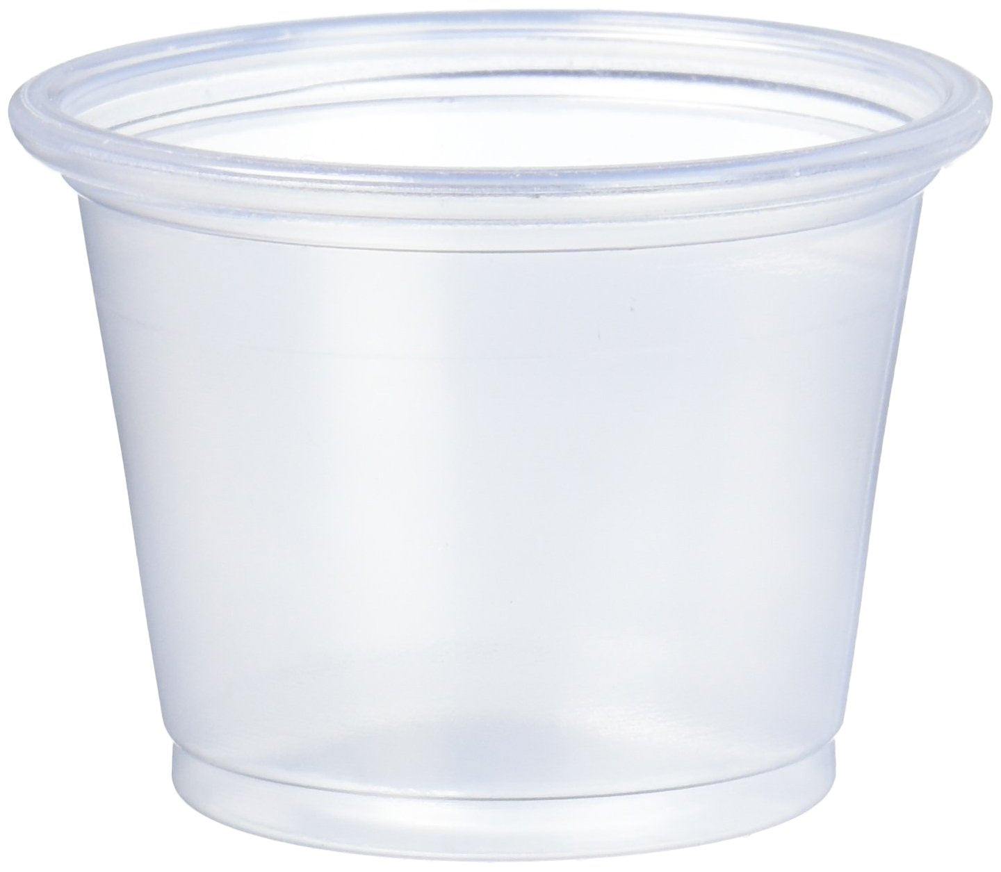 Dart 1 Ounce Clear PP Portion Container 125 Cups Per Pack