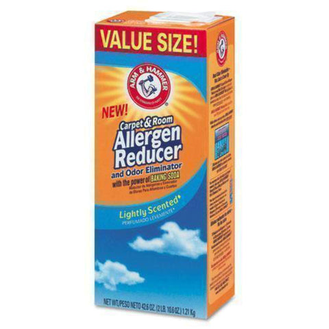 Image of Arm & Hammer CDC 84113 42.6 oz Carpet And Room Allergen Reducer And Odor Eliminator, Shaker Box