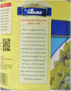 Allens Cut Italian Seasoned Kentucky Wonder Style Green Beans 28 oz (Pack of 4)
