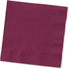 Creative Converting 50 Count Touch of Color Paper Beverage Napkins, Burgundy