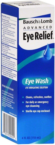 Image of Bausch + Lomb Advanced Eye Relief Wash - 4 oz, Pack of 5