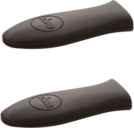Lodge ASHHM11 Mini Silicone Hot Handle Holder, 3 inch, Black 2 Pack