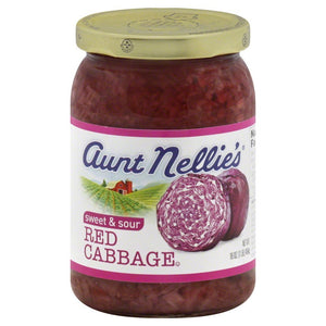 Aunt Nellie's Sweet & Sour Red Cabbage 16 Ounce (Pack of 4)