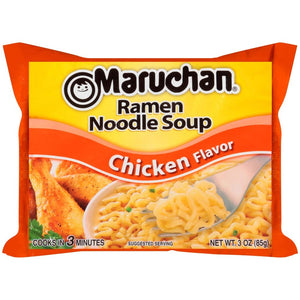Maruchan Ramen Noodle Soup Variety Pack,12 Beef 3-ounce Packages & 12 Chicken 3-ounce Packages , Total of 24 Packages