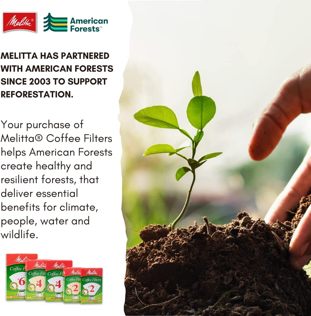 MELITTA INC Melitta 624412#4 Natural Brown Cone Coffee Filters, CT