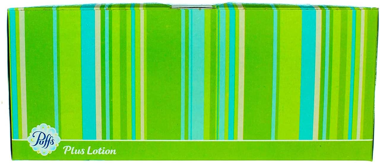 Puffs Plus Lotion Facial Tissues, 3 Box Each 124 ct