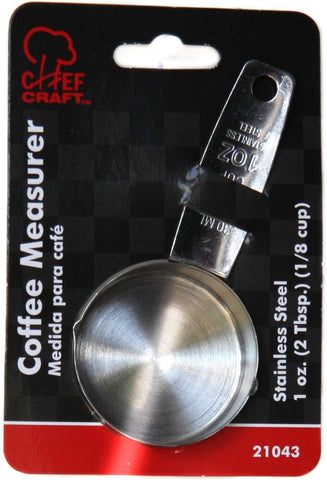 Image of Chef Craft 21043 Stainless Steel Coffee Measure, Silver