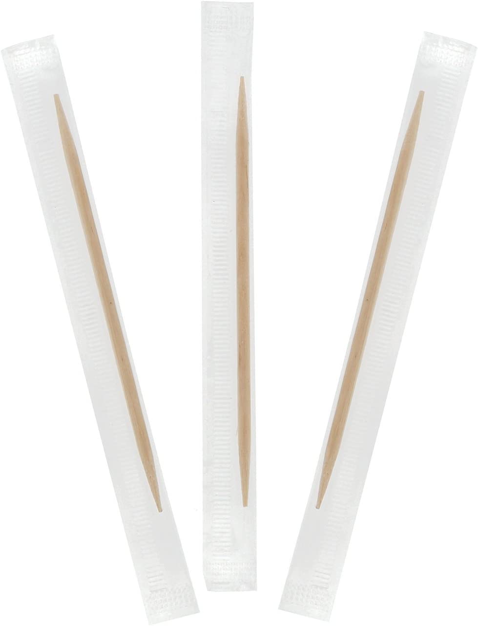 Royal Mint Individual Cello Wrapped Toothpicks, Package of 1000, 1-Pack, Beige