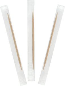 Royal Plain Individual Cello Wrapped Toothpicks, Package of 1000