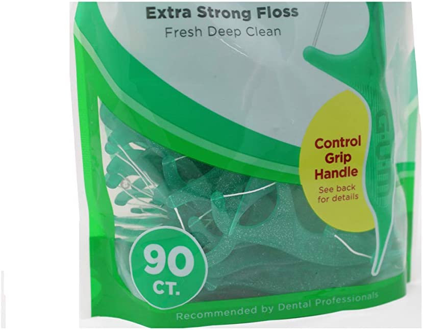 GUM Professional Clean Flossers, Fresh Mint, 90 Ct (Pack of 3)