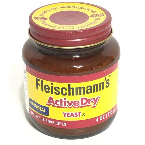Image of Fleischmanns Classic Active Dry 4 oz Yeast Bread Exp 2021 or 2022 Original Rise