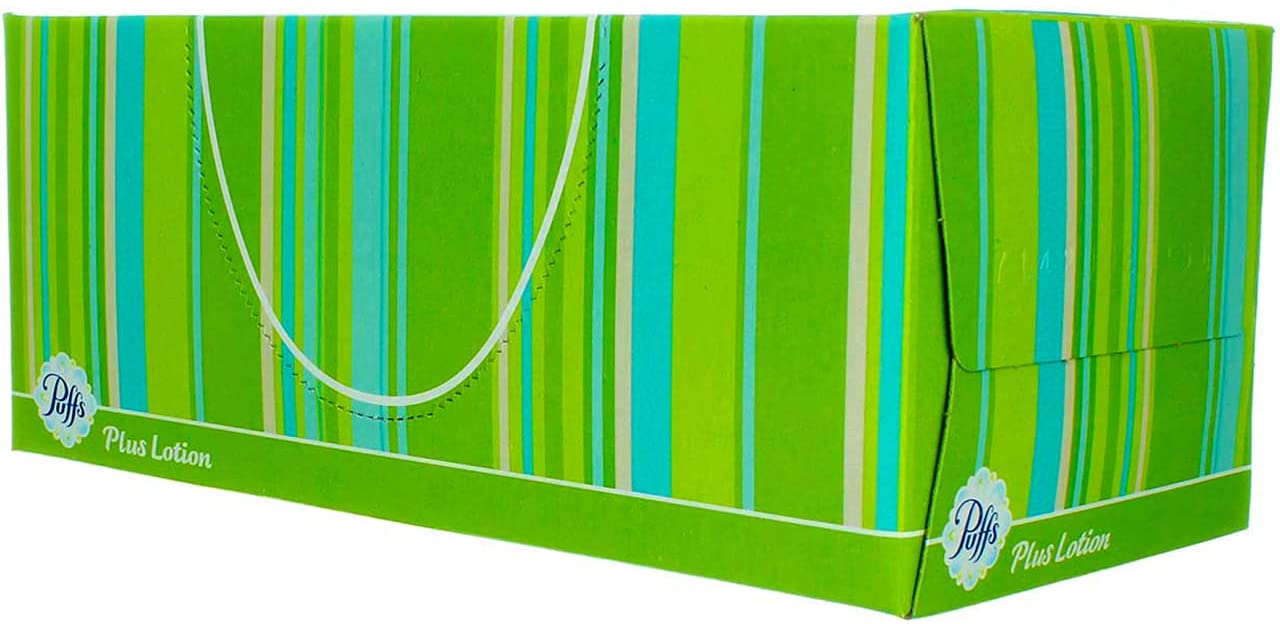 Puffs Plus Lotion Facial Tissues, 3 Box Each 124 ct