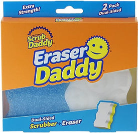 Scrub Daddy- Eraser Daddy - Dual Sided Water Activated Scrubber & Eraser