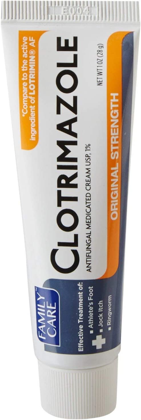 2 Pk. Family Care 831527005052-1 Clotrimazole Anti-Fungal Cream, 1% USP