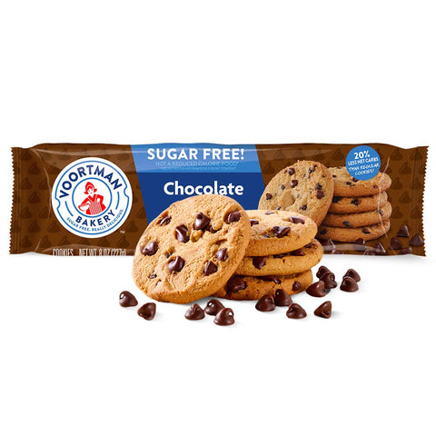 Image of Voortman Sugar Free Chocolate Chip Cookies (2 Packages)