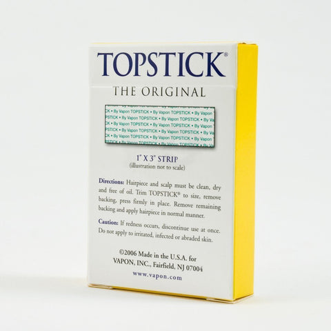 Vapon Topstick 1" X 3" - 50 Strips in each box (2 boxes) Hypo-Allergenic All Purpose Clear Double Tape