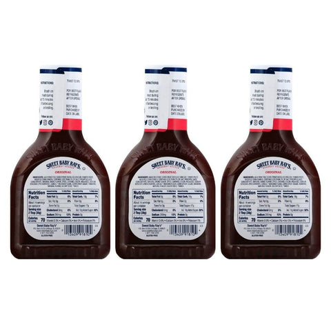 Image of Sweet Baby Rays Sauce Bbq PACK OF 3