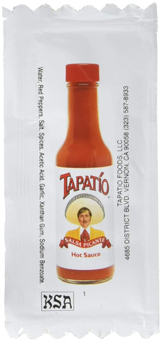 Image of Tapatio Hot Sauce Travel 100 1/4 oz. Packets
