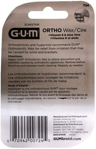 Image of G-U-M Ortho Wax, Mint - each, Pack of 3