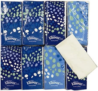 Kleenex Everyday 9 x Pocket Tissues Packs - 8 Packs Included
