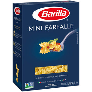 Barilla Mini Farfalle Pasta, 16 Ounce Boxes