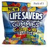 Lifesavers Gummies Collisions, 3.6oz Bag (Pack of 3)
