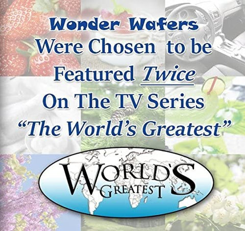 Image of Wonder Wafers Air Fresheners 100ct. Individually Wrapped, Clean Car Fragrance