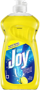 Joy Ultra Dishwashing Liquid, Lemon Scent 12.60 oz (Pack of 6)