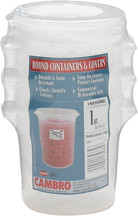 Cambro Round Food Storage Container Sets