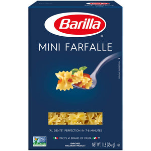 Barilla Mini Farfalle Pasta, 16 Ounce Boxes
