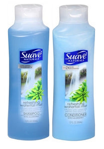 Suave Naturals Shampoo & Conditioner Set, Waterfall Mist, 12 Ounce Each