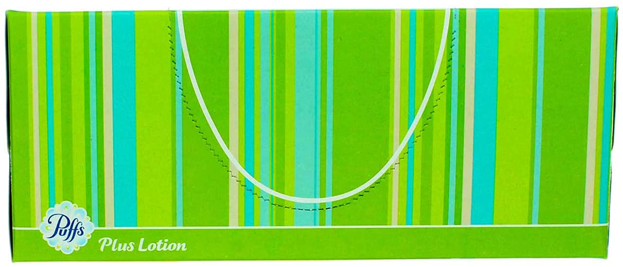 Puffs Plus Lotion Facial Tissues, 3 Box Each 124 ct