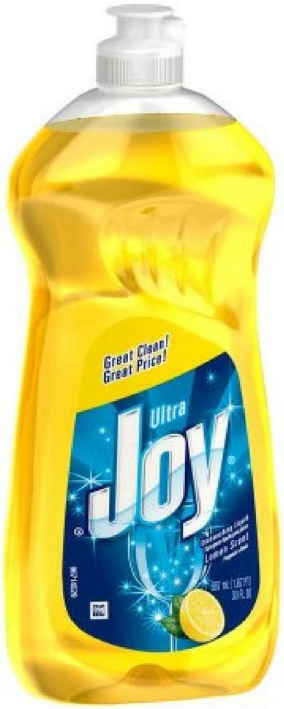 Joy Ultra Concentrated Dishwashing Dish Liquid, Lemon, 30 fl oz (Pack of 4)