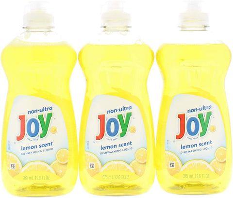 Image of 3 Pk. Joy Non-Ultra Dishwashing Liquid Lemon Scent 12.6 Fl Oz (37.8 Fl. Oz Total)
