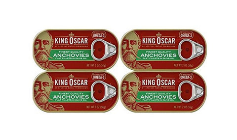 Image of King Oscar Anchovies (Flat) 2 Oz can