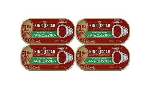 King Oscar Anchovies (Flat) 2 Oz can