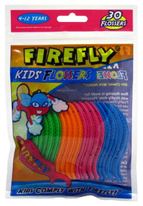 Firefly Flossers Kids 30 Count (12 Pieces)