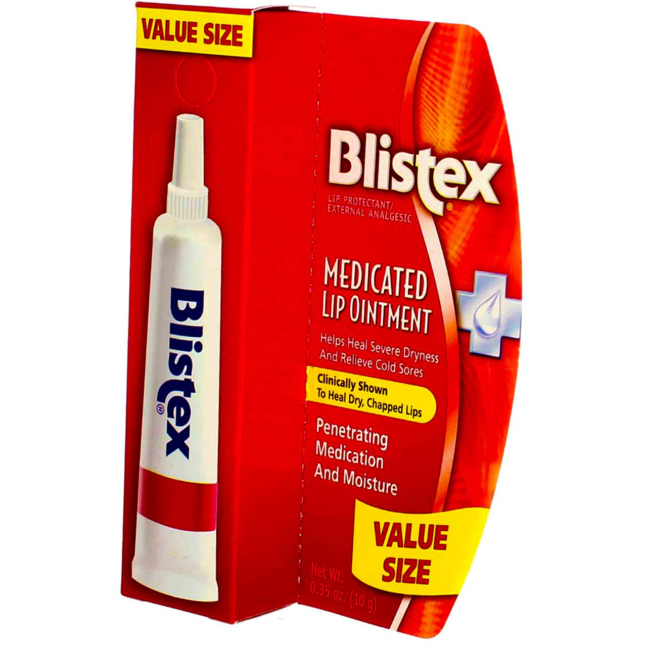 Blistex Lip Medicated Ointment, 0.35 oz (Bundle of 2)