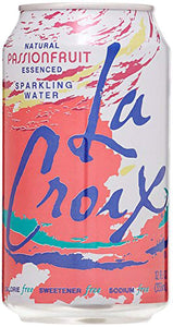 La Croix Passionfruit Naturally Essenced Flavored Sparkling Water, 12 oz Can (Pack of 10, Total of 120 Oz)