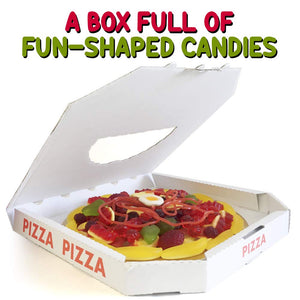 Raindrops Gummy Candy Pizza - 8.5" of Yummy Toppings Made from Gummy Bears, Gummy Fruits, Licorice Ropes and More - Fun and Unique Candy Gifts (15.34 OZ)