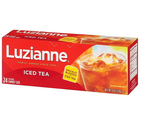 Image of Luzianne Iced Tea, Family Quart Tea Bags, 24-count Box