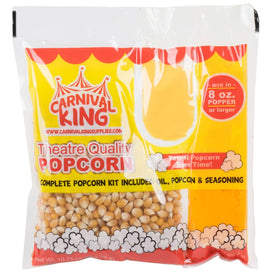 Carnival King All-In-One Popcorn Kit for 8 -10 Ounce Poppers
